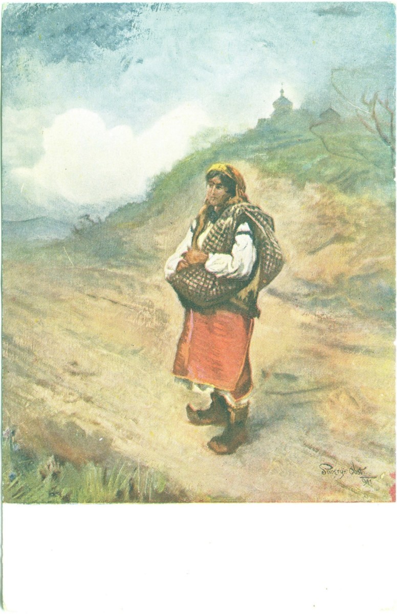 Гуцульські типи, мал. Северин Обст (“Русалка”, Львів) Seweryn Obst